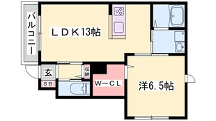 加古川駅 徒歩10分 1階の物件間取画像